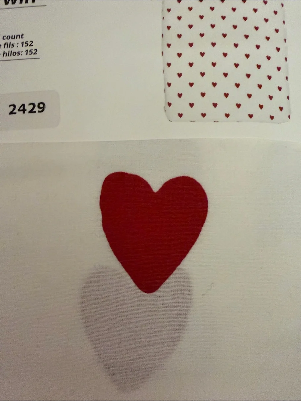 IKEA BARNDRÖM Twin Duvet Cover Set Red Hearts New.